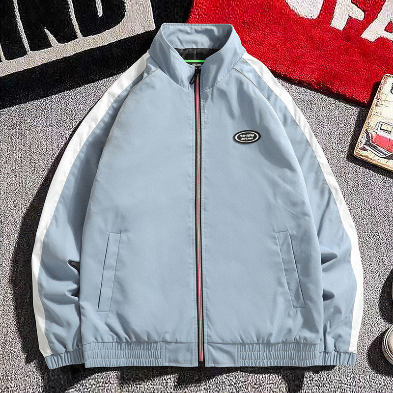 Trendy Fat Man Plus Fat To Increase Loose Casual Handsome Jacket