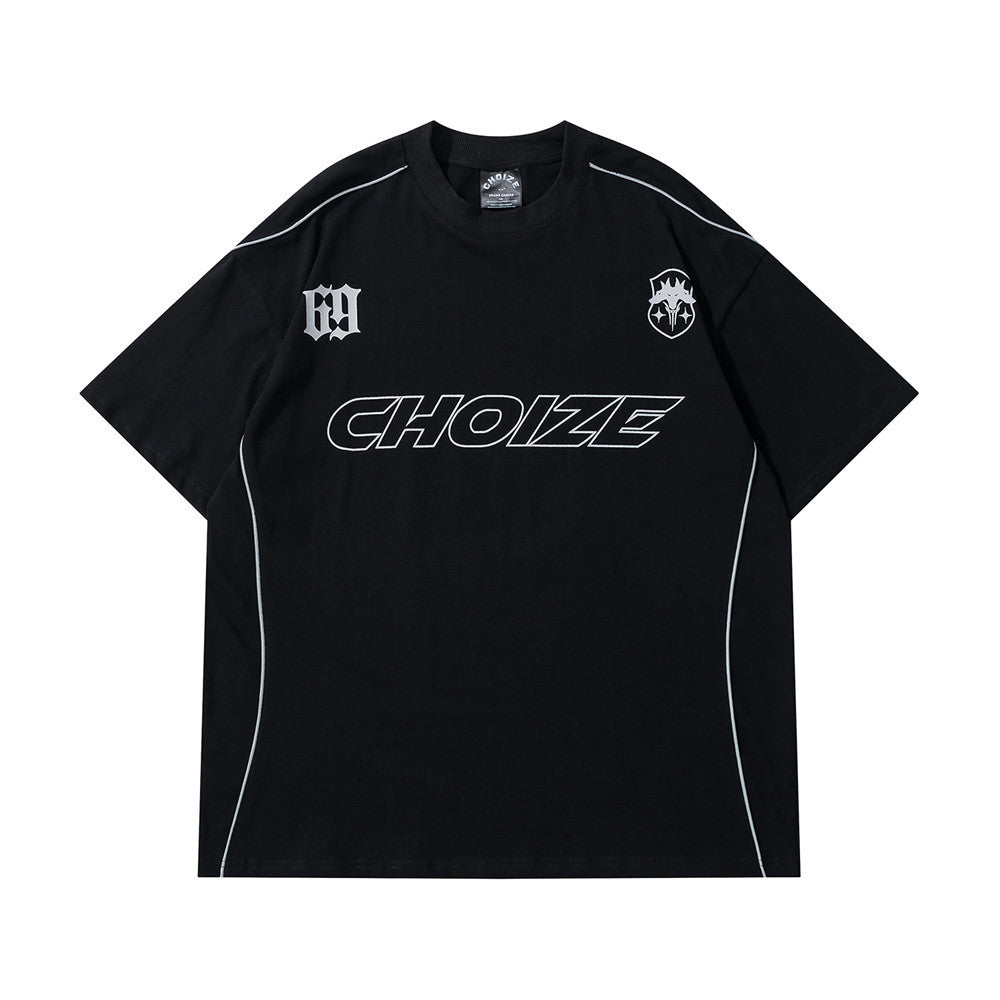 Men's Fashionable Summer Round Neck T-shirt Top