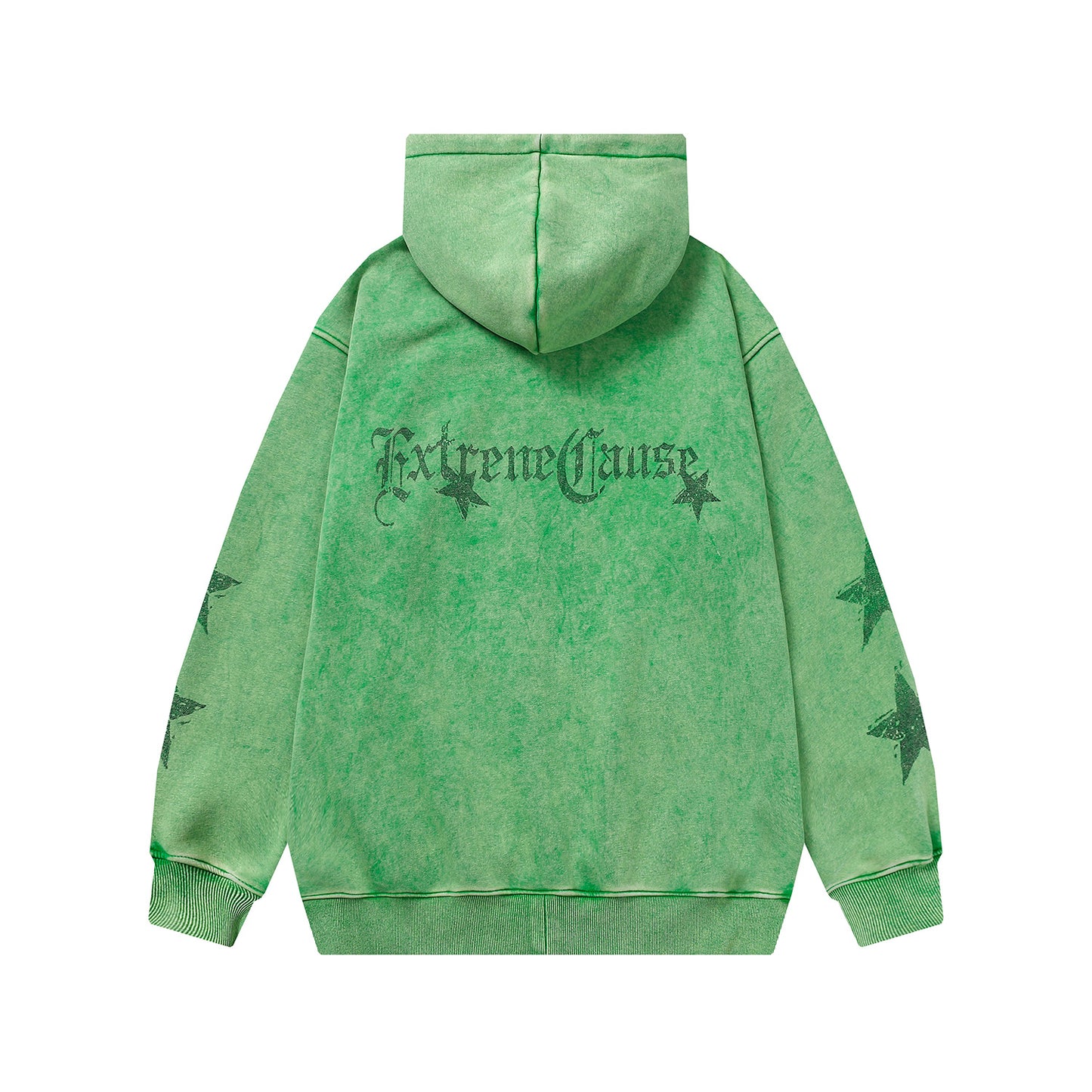 Old Washed Cardigan Hooded Sweater For Men And Women